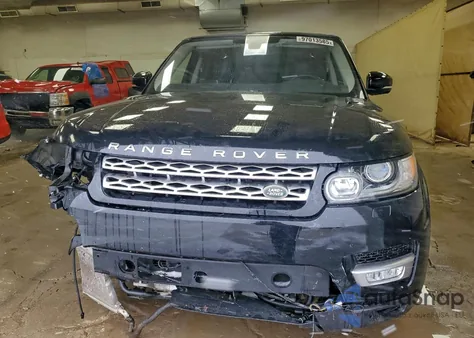 2016 Land Rover Range Rover Sport Hse from USA, damaged, VIN SALWR2VF1GA576489